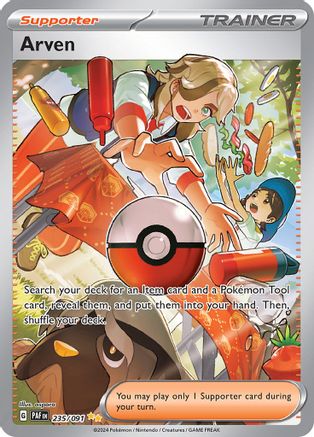 Arven (235) Holofoil [SV: Paldean Fates] Pokemon Single Pokémon