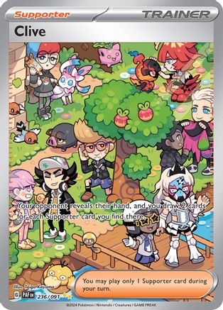 Clive - 236/091 Holofoil [SV: Paldean Fates] Pokemon Single Pokémon