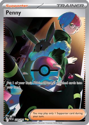 Penny (239) Holofoil [SV: Paldean Fates] Pokemon Single Pokémon