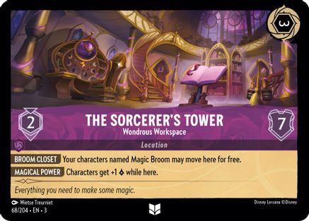 The Sorcerer's Tower - Wondrous Workspace (68/204) [Into the Inklands] Lorcana Single Disney
