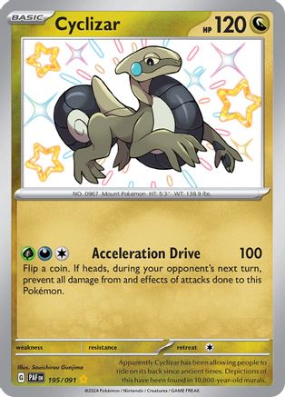 Cyclizar - 195/091 Holofoil [SV: Paldean Fates] Pokemon Single Pokémon
