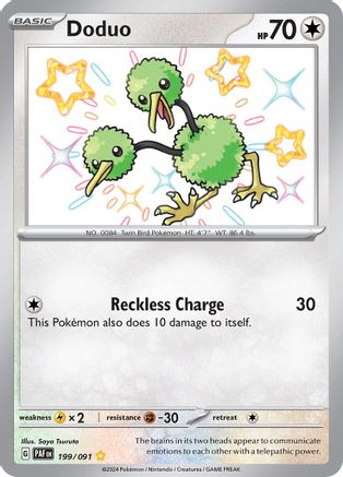 Doduo (199) Holofoil [SV: Paldean Fates] Pokemon Single Pokémon