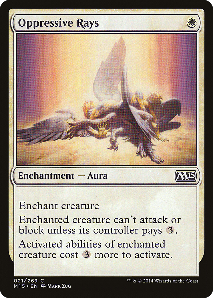 Oppressive Rays (M15-021) [Magic 2015] MTG Single Wizards of the Coast