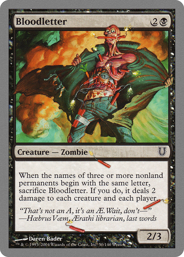 Bloodletter (UNH-050) [Unhinged] MTG Single Wizards of the Coast