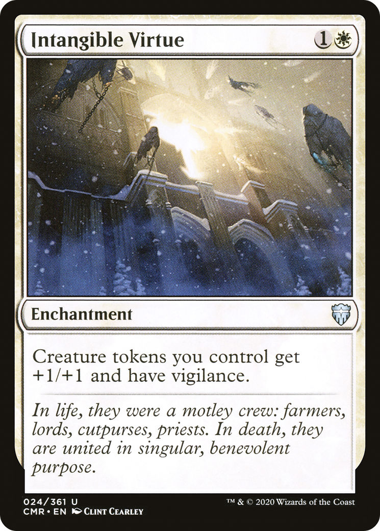 Intangible Virtue (CMR-024) [Commander Legends] MTG Single Wizards of the Coast
