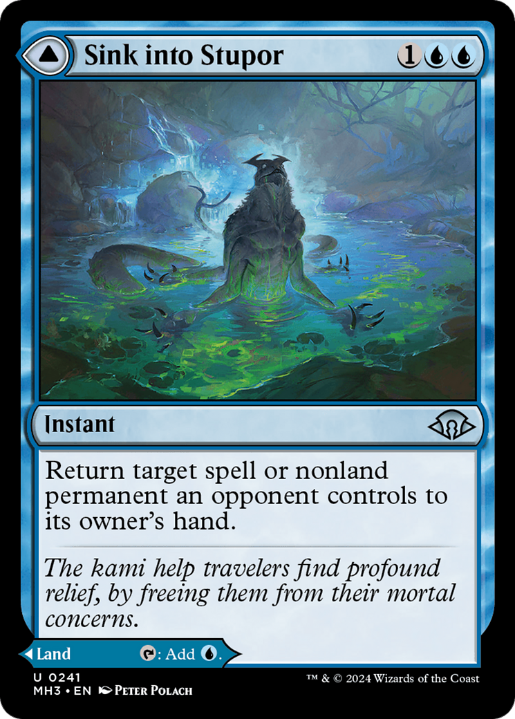 Sink into Stupor (MH3-241) [Modern Horizons 3] Foil MTG Single Modern Horizons 3