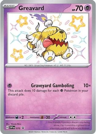 Greavard - 070 (70) Holofoil [Promos: SV Promo Cards] Pokemon Single Pokémon