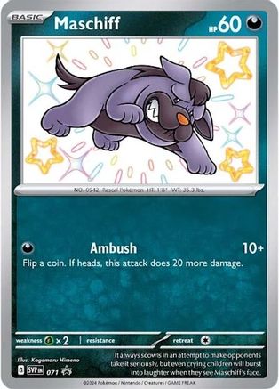 Maschiff - 071 (71) Holofoil [Promos: SV Promo Cards] Pokemon Single Pokémon