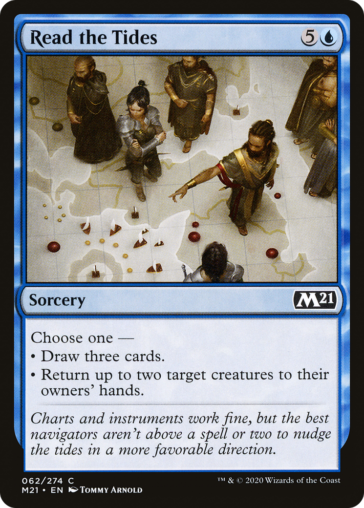 Read the Tides (M21-062) [Core Set 2021] Foil MTG Single Wizards of the Coast