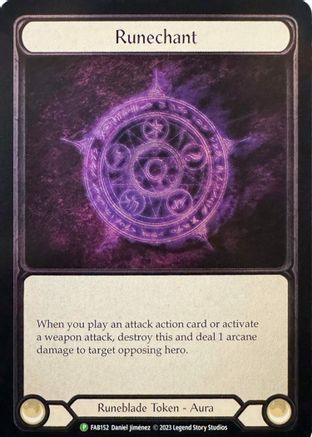 Runechant [FAB152] (Promo)  Cold Foil Flesh And Blood Single Flesh And Blood   
