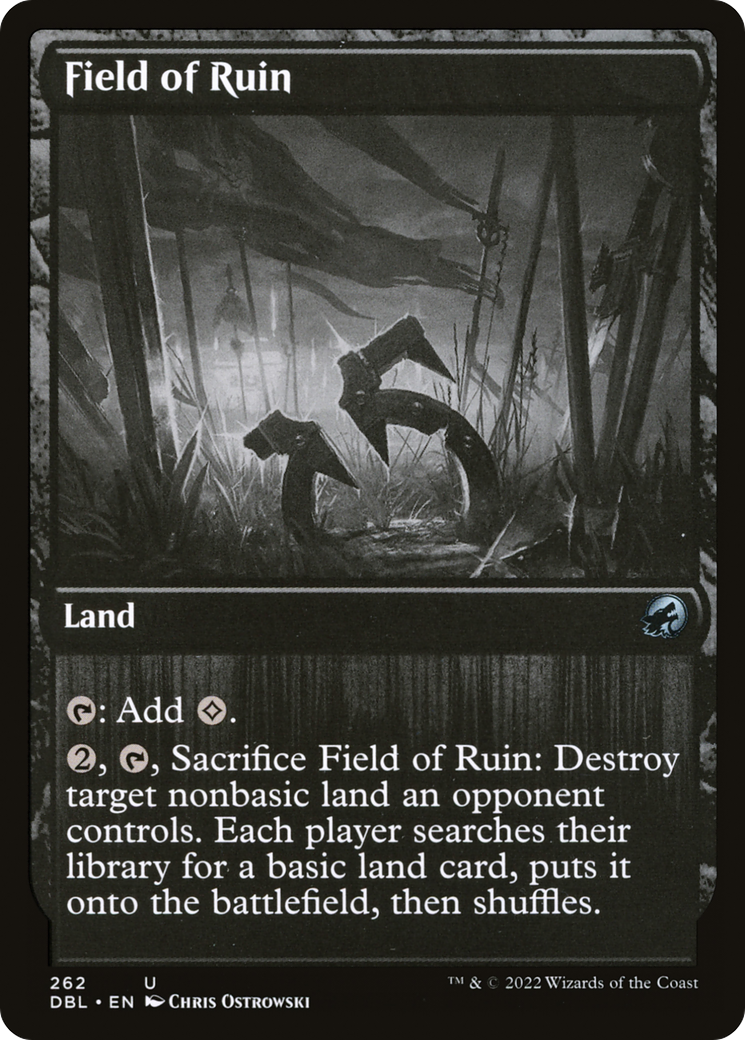 Field of Ruin (DBL-262) [Innistrad: Double Feature] MTG Single Wizards of the Coast