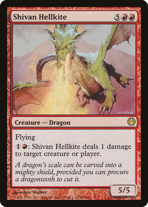 Shivan Hellkite (DDG-060) [Misc] Duel Decks: Knights vs. Dragons MTG Single Wizards of the Coast