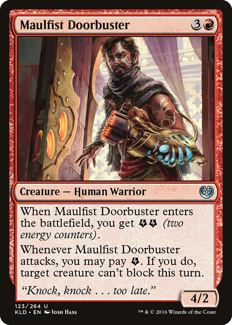 Maulfist Doorbuster (KLD-123) [Kaladesh] Foil MTG Single Wizards of the Coast