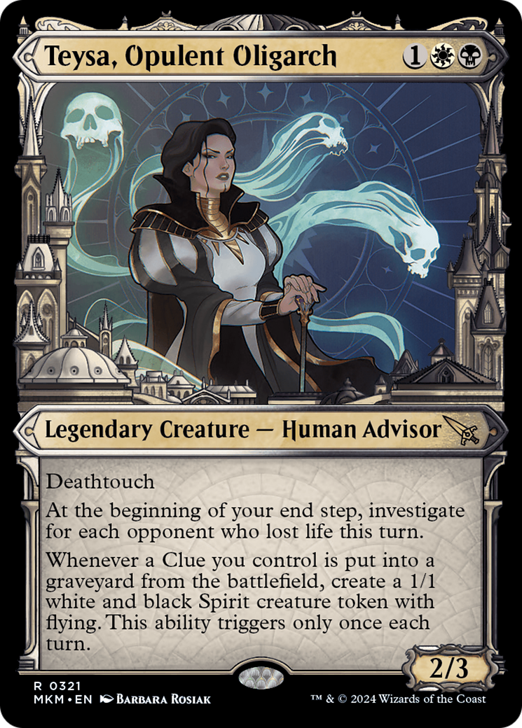 Teysa, Opulent Oligarch (0321) (MKM-321) [Murders at Karlov Manor] (Showcase) MTG Single Murders at Karlov Manor