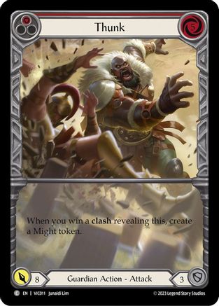 Thunk (Red) [VIC011] (Heavy Hitters Victor Blitz Deck) Flesh And Blood Single Flesh And Blood   
