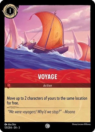 Voyage (131/204) [Into the Inklands] Lorcana Single Disney