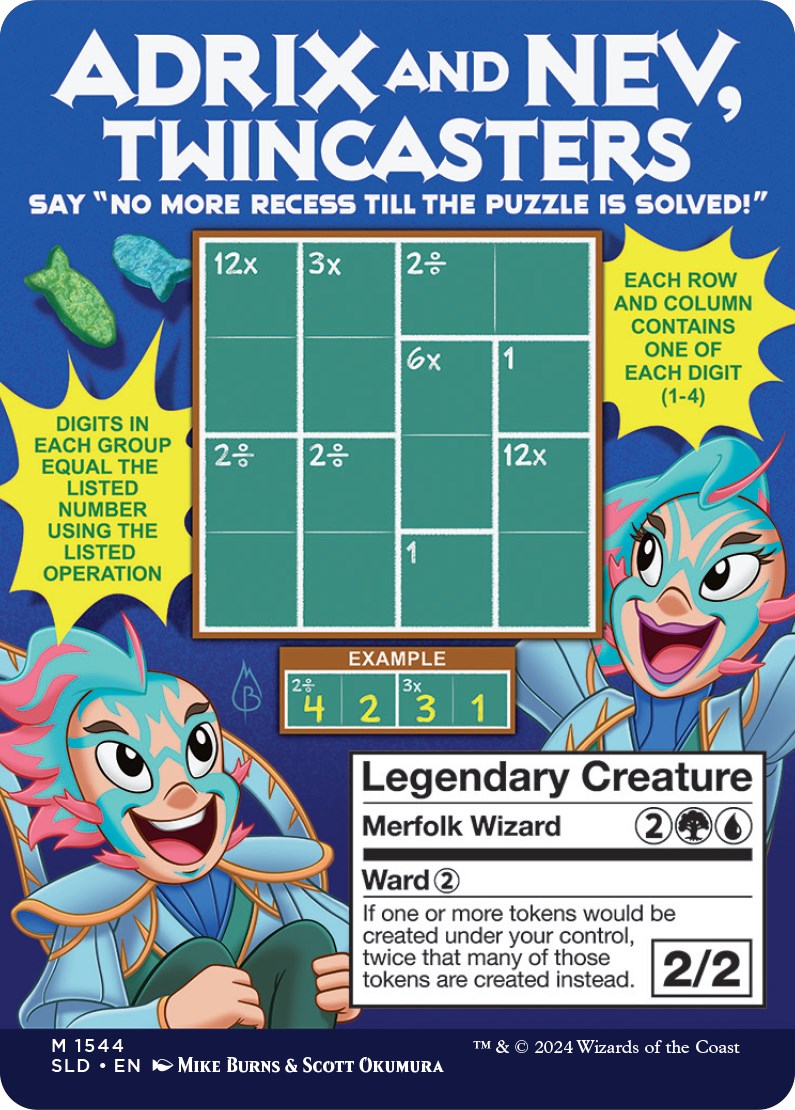 Adrix and Nev, Twincasters [Secret Lair Drop Series] MTG Single Magic: The Gathering   