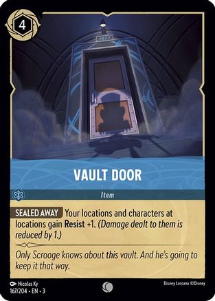 Vault Door (167/204) [Into the Inklands] Cold Foil Lorcana Single Disney