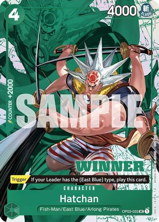Hatchan (Winner Pack Vol. 6) (OP03-033) [One Piece Promotion Cards] Foil One Piece Single Bandai