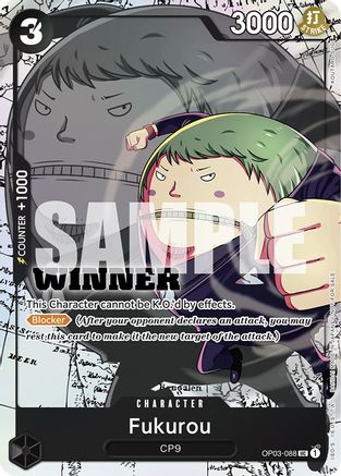 Fukurou (Winner Pack Vol. 6) (OP03-088) [One Piece Promotion Cards] Foil One Piece Single Bandai
