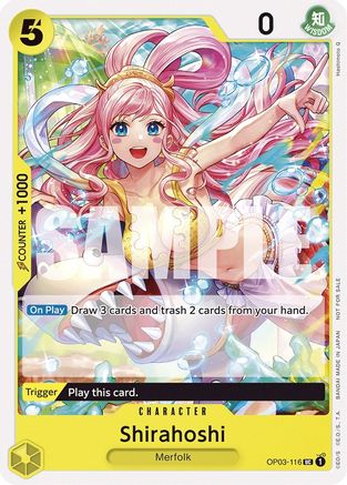 Shirahoshi (Tournament Pack Vol. 6) (OP03-116) [One Piece Promotion Cards] One Piece Single Bandai