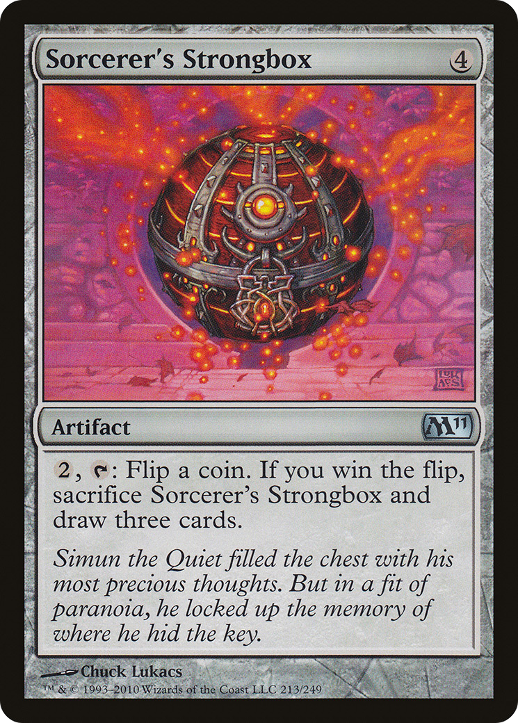 Sorcerer's Strongbox (M11-213) [Magic 2011] Foil MTG Single Wizards of the Coast
