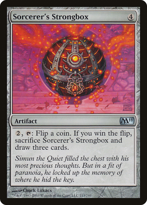 Sorcerer's Strongbox (M11-213) [Magic 2011] Foil MTG Single Wizards of the Coast