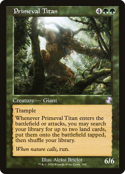 Primeval Titan (TSR-365) [Time Spiral Remastered] MTG Single Wizards of the Coast