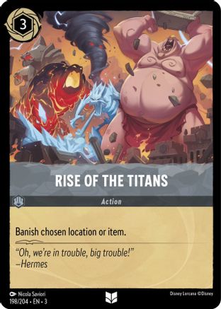 Rise of the Titans (198/204) [Into the Inklands] Cold Foil Lorcana Single Disney
