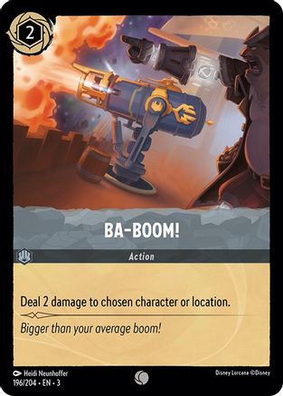 Ba-Boom! (196/204) [Into the Inklands] Lorcana Single Disney