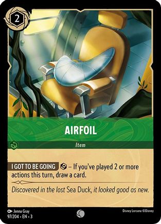 Airfoil (97/204) [Into the Inklands] Cold Foil Lorcana Single Disney