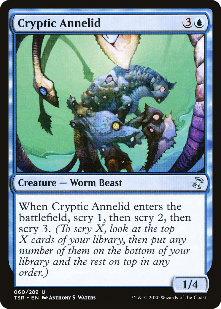 Cryptic Annelid (TSR-060) [Time Spiral Remastered] Foil MTG Single Wizards of the Coast