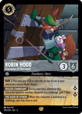 Robin Hood - Champion of Sherwood (190/204) [Into the Inklands] Lorcana Single Disney
