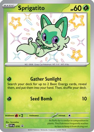 Sprigatito - 076 (76) Holofoil [Promos: SV Promo Cards] Pokemon Single Pokémon