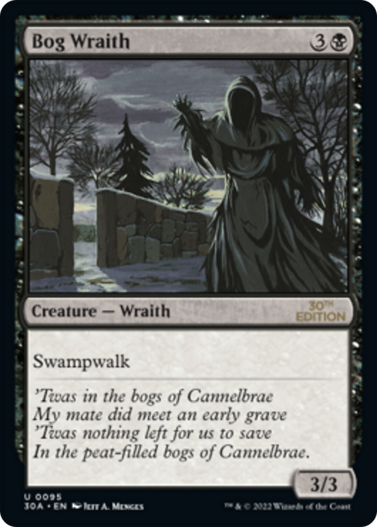 Bog Wraith (30A-095) [30th Anniversary Edition] MTG Single Wizards of the Coast