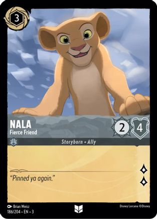 Nala - Fierce Friend (186/204) [Into the Inklands] Lorcana Single Disney