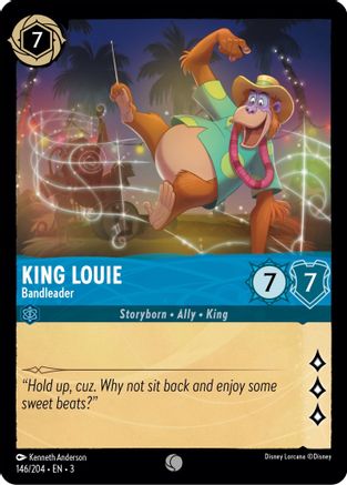 King Louie - Bandleader (146/204) [Into the Inklands] Lorcana Single Disney
