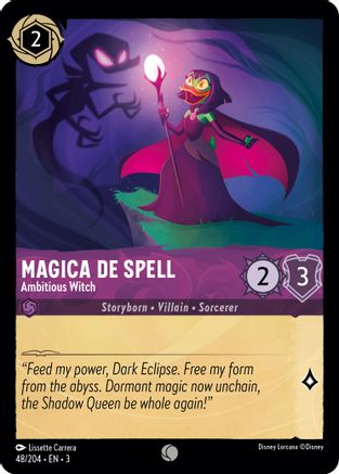 Magica De Spell - Ambitious Witch (48/204) [Into the Inklands] Lorcana Single Disney