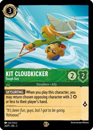 Kit Cloudkicker - Tough Guy (26) [Disney Lorcana Promo Cards] Cold Foil Lorcana Single Disney