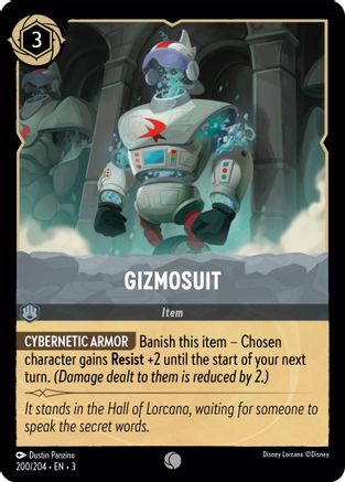 Gizmosuit (200/204) [Into the Inklands] Cold Foil Lorcana Single Disney