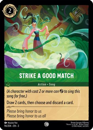 Strike a Good Match (96/204) [Into the Inklands] Lorcana Single Disney