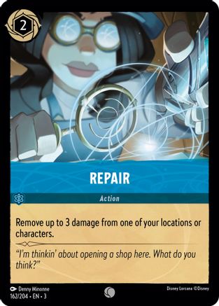 Repair (162/204) [Into the Inklands] Cold Foil Lorcana Single Disney