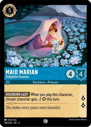 Maid Marian - Delightful Dreamer (150/204) [Into the Inklands] Cold Foil Lorcana Single Disney