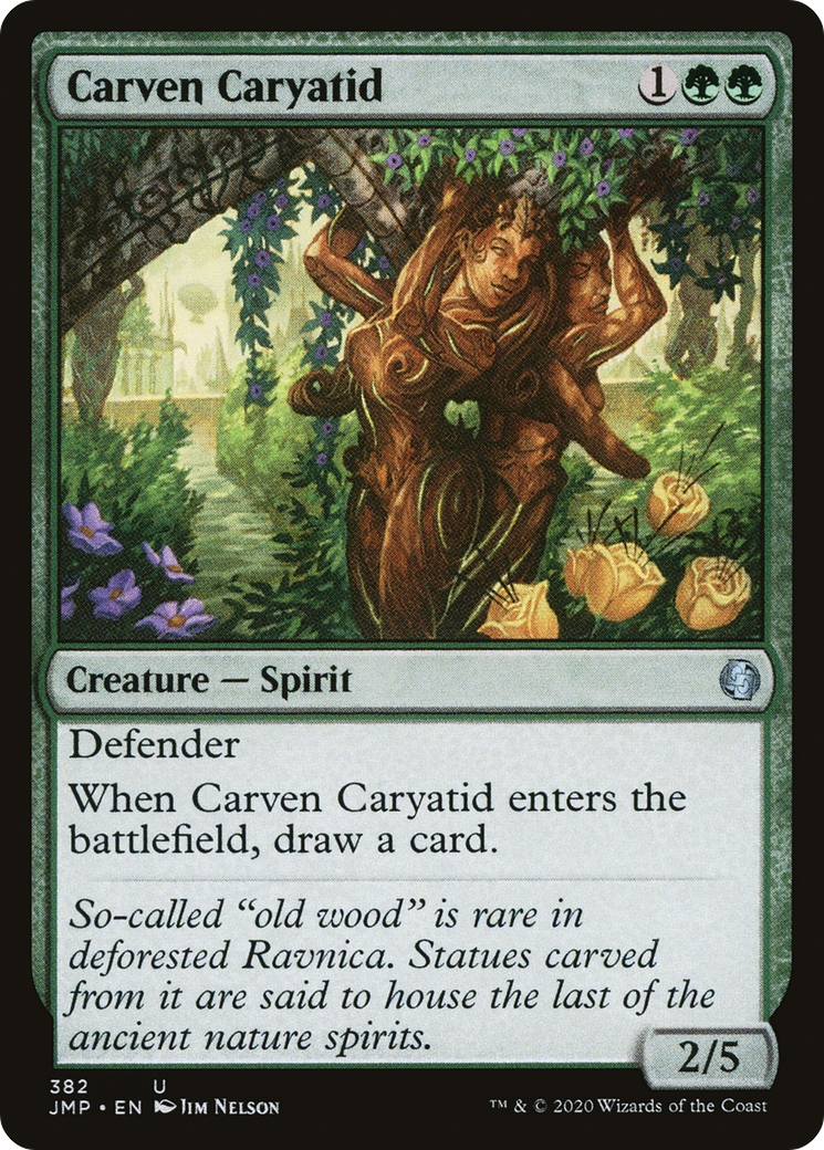 Carven Caryatid (JMP-382) [Jumpstart] MTG Single Wizards of the Coast