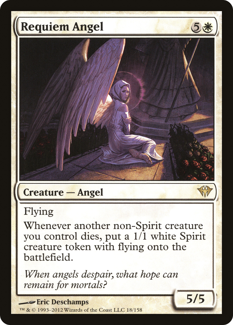 Requiem Angel (DKA-018) [Dark Ascension] MTG Single Wizards of the Coast