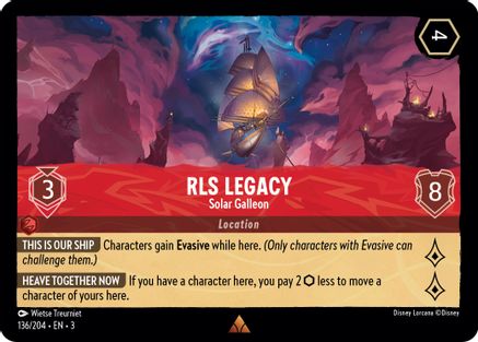 RLS Legacy - Solar Galleon (136/204) [Into the Inklands] Lorcana Single Disney