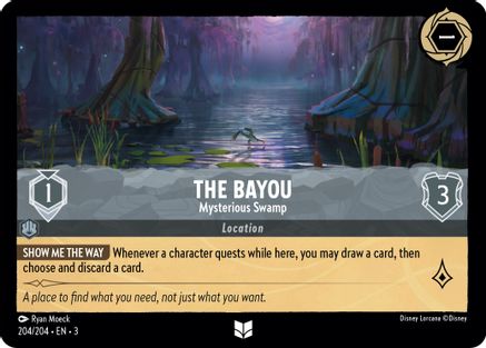 The Bayou - Mysterious Swamp (204/204) [Into the Inklands] Lorcana Single Disney