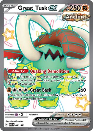 Great Tusk ex - 072 (72) Holofoil [Promos: SV Promo Cards] Pokemon Single Pokémon