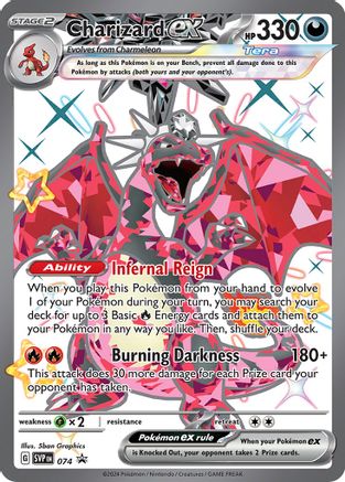 Charizard ex - 074 (74) Holofoil [Promos: SV Promo Cards] Pokemon Single Pokémon