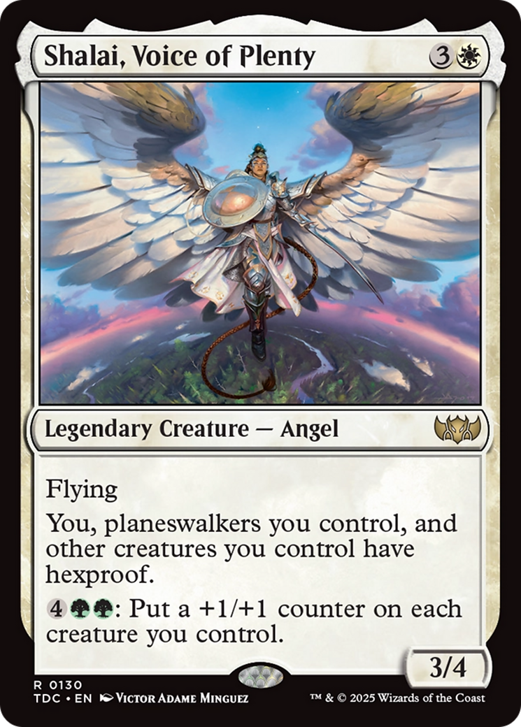 Shalai, Voice of Plenty (TDC-130) [Commander: Tarkir: Dragonstorm] MTG Single Wizards of the Coast